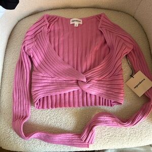 Superdown Courtney Knot Sweater - Size Small